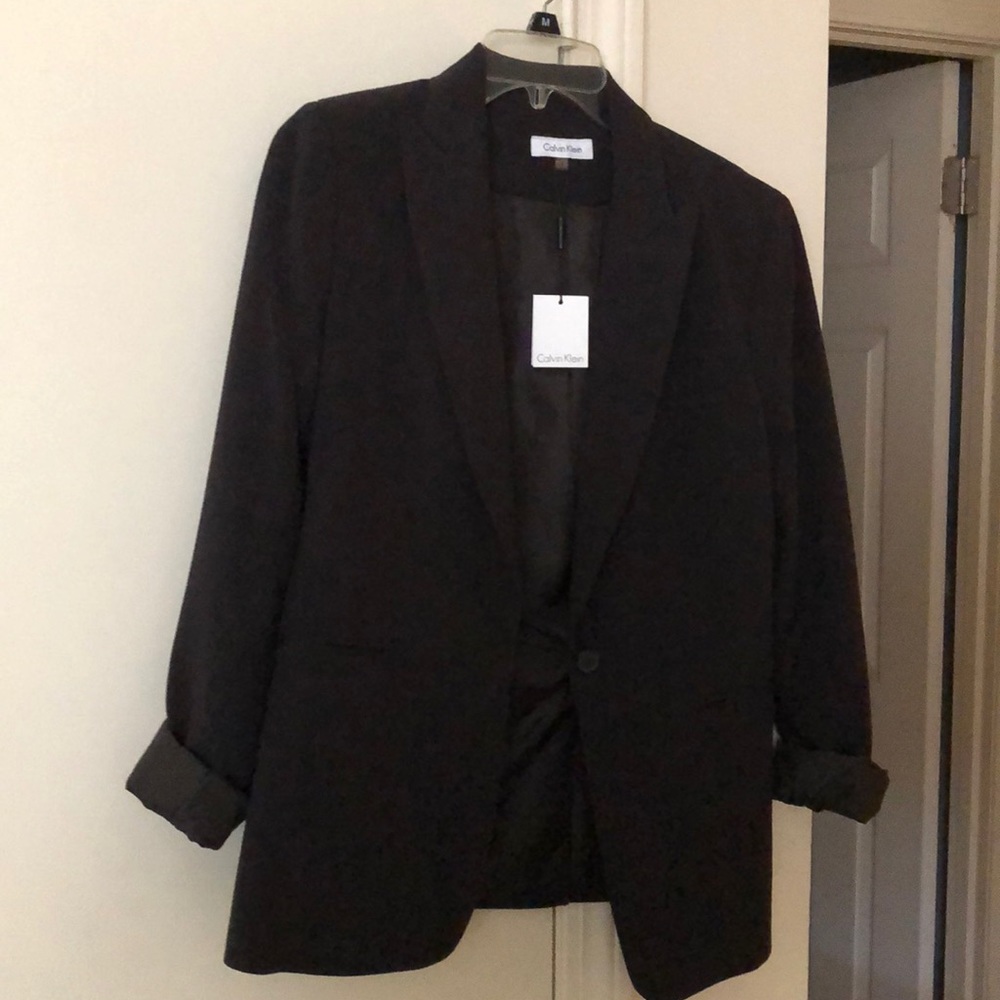 Brown Calvin Klein blazer